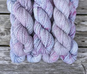Hand Dyed. Hand Painted Yarn - Baby Alpaca / Merino - Calm Before The Storm