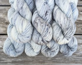 Hand Dyed / Painted Yarn | Fingering Weight | SW Merino / Nylon | Smoke Show
