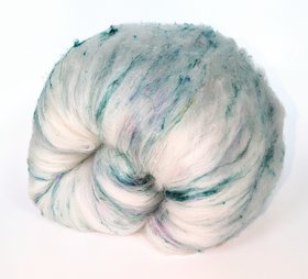 Spinning Fiber Batt - Merino / Polwarth / BFL / Sari Silk