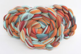 Blended Roving / Combed Top | Merino | Rocky Mountain Skies
